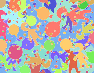 Chat Color Mix Abstract