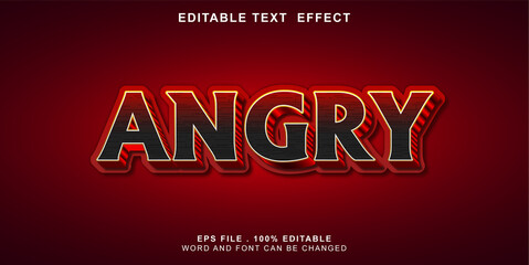 text-effeect-editable-angry