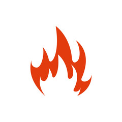 fire flame icon design template vector