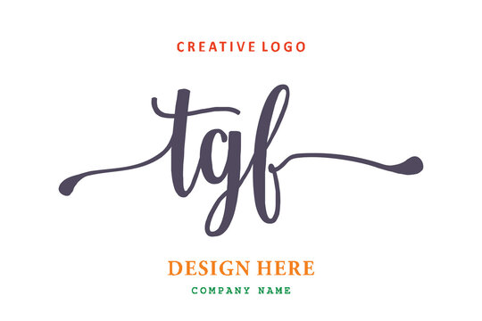 TGF lettering logo is simple, easy to understand and authoritative