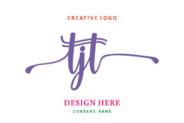 TJT lettering logo is simple, easy to understand and authoritative