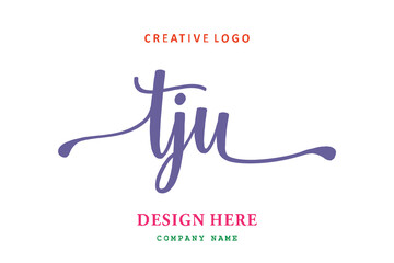 TJU lettering logo is simple, easy to understand and authoritative