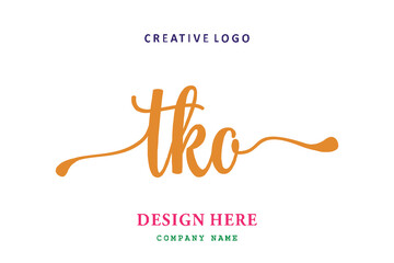 TKO  lettering logo is simple, easy to understand and authoritative