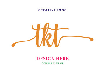 TKT  lettering logo is simple, easy to understand and authoritative