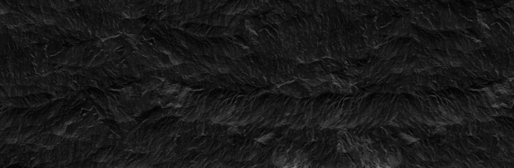 Black lined marble stone texture background.