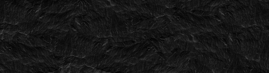 Fototapeta premium Black lined marble stone texture background.