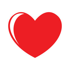 heart illustration. can be used for logos, icons and symbols. vector set. 