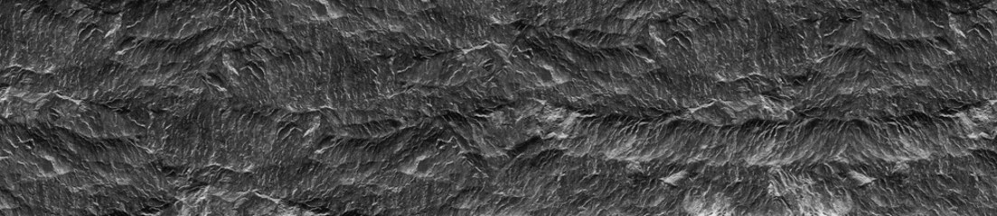 Gray grunge banner. Abstract stone background. The texture of the stone wall. Close-up.