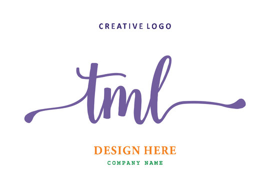 TML lettering logo is simple, easy to understand and authoritative