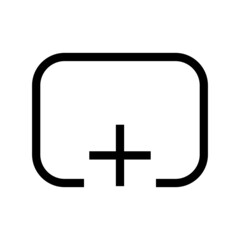 create icon on white background	
