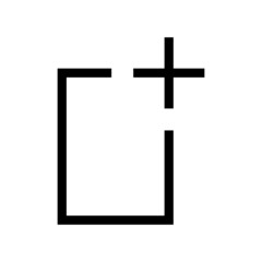 create icon on white background	
