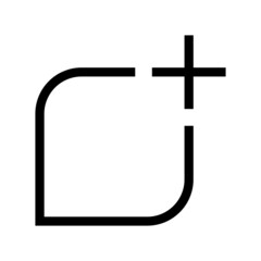 create icon on white background	
