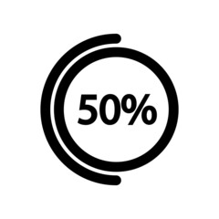 Loading Icon Design Vector Template Illustration Sign And Symbol On White Background