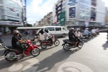 カンボジアプノンペンの街