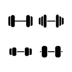 Barbell Icon isolated on white background from health collection. trendy barbell icons and modern barbell symbols for logos, web, apps . simple barbell sign icon.