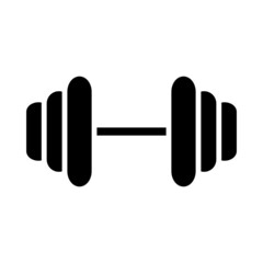 Barbell Icon isolated on white background from health collection. trendy barbell icons and modern barbell symbols for logos, web, apps . simple barbell sign icon.