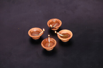 diwali celebration clay