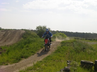 Fototapeta premium motocross