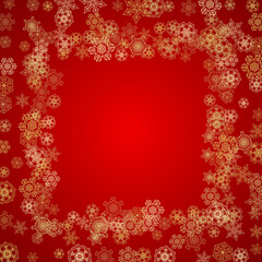 Christmas and New Year snowflakes