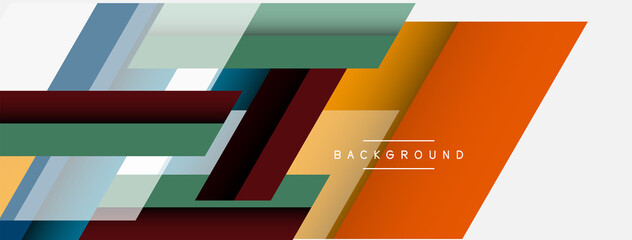 Background. Geometric diagonal square shapes and lines abstract composition. Vector illustration for wallpaper banner background or landing page