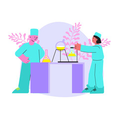 Pharmaceutical Lab Flat Composition