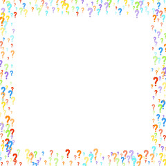 Question marks Quiz doubt survey faq public poll.