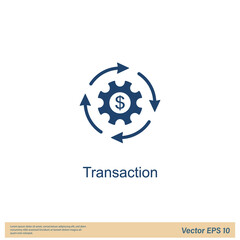 money transaction business logo design