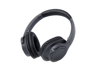 Fototapeta na wymiar Wireless Over-Ear (full size) headphones isolated on white background.