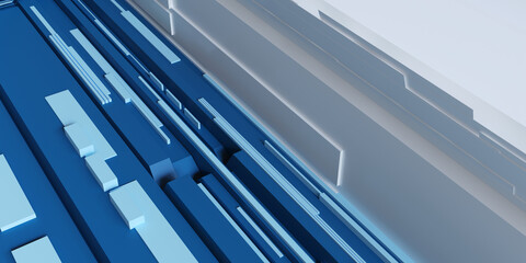 Obraz premium Abstract dynamic background or backdrop in blue color