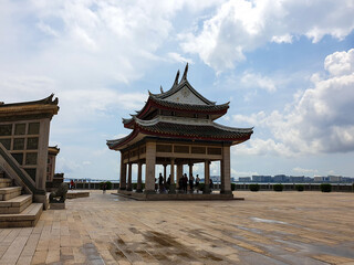 Xiamen Fujian China Chinese landscape city village sea and mountains culture technology architecture