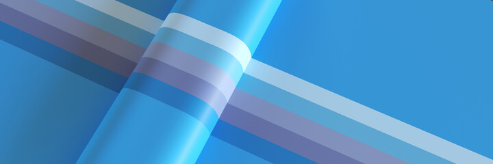 Background and texture of volumetric colored stripes for website design or printing. 3D image
