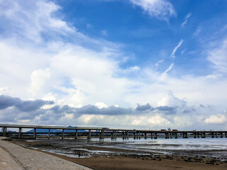 Fototapeta premium Xiamen Fujian China Chinese landscape city village sea and mountains culture technology architecture