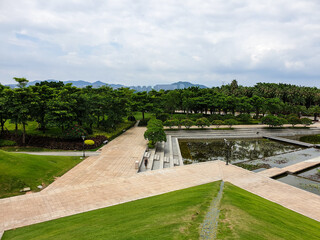 Xiamen Fujian China Chinese landscape city village sea and mountains culture technology architecture