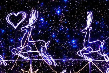 Illuminations of deer and heart