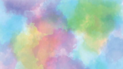 Watercolor backgrounds of different colors  Gentle pink and soft purple, green ,sky  fire ,watercolor brush drawn background. Smooth grungy light pastel colors ink glow aquarelle smudge illustration. 