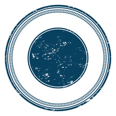 Stamp. Whites grunge texture on the stamp. Vector illustration