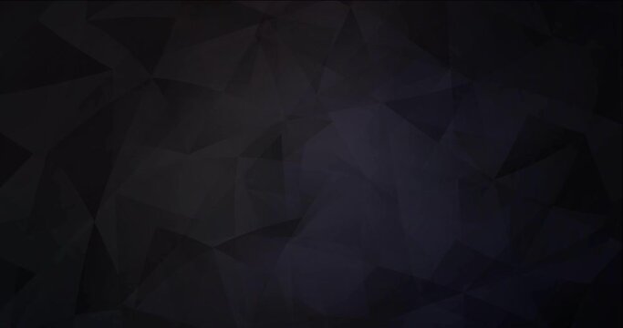 4K looping dark gray polygonal video sample. Trendy vibrant holographic clip in halftone style. Clip for your commercials. 4096 x 2160, 30 fps. Codec Photo JPEG.