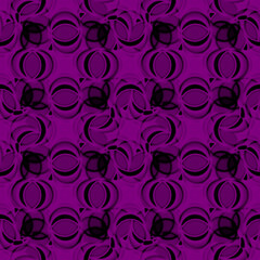 Black pattern on purple background