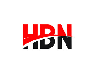 HBN Letter Initial Logo Design Vector Illustration