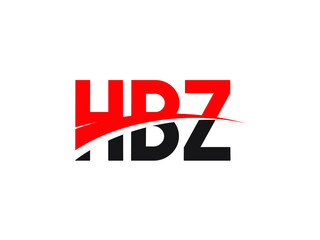 Fototapeta premium HBZ Letter Initial Logo Design Vector Illustration