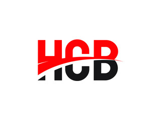 HCB Letter Initial Logo Design Vector Illustration