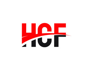 HCF Letter Initial Logo Design Vector Illustration