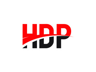 HDP Letter Initial Logo Design Vector Illustration