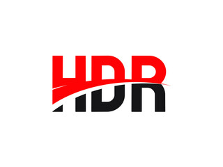 HDR Letter Initial Logo Design Vector Illustration