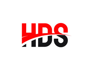 HDS Letter Initial Logo Design Vector Illustration