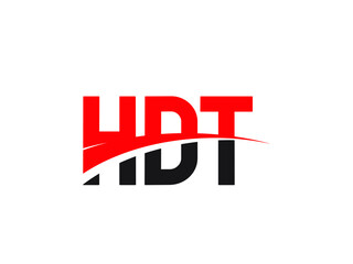 HDT Letter Initial Logo Design Vector Illustration