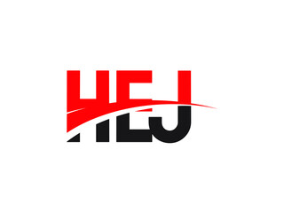 HEJ Letter Initial Logo Design Vector Illustration - obrazy, fototapety, plakaty