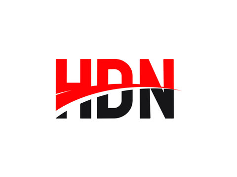 HDN Letter Initial Logo Design Vector Illustration