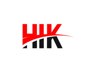 HIK Letter Initial Logo Design Vector Illustration