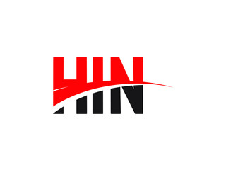 HIN Letter Initial Logo Design Vector Illustration